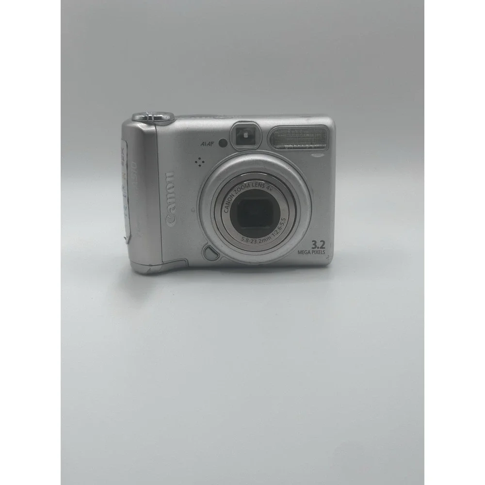 Canon PowerShot A510 3.2MP Digital Camera 4x Zoom Untested For Parts / Repair